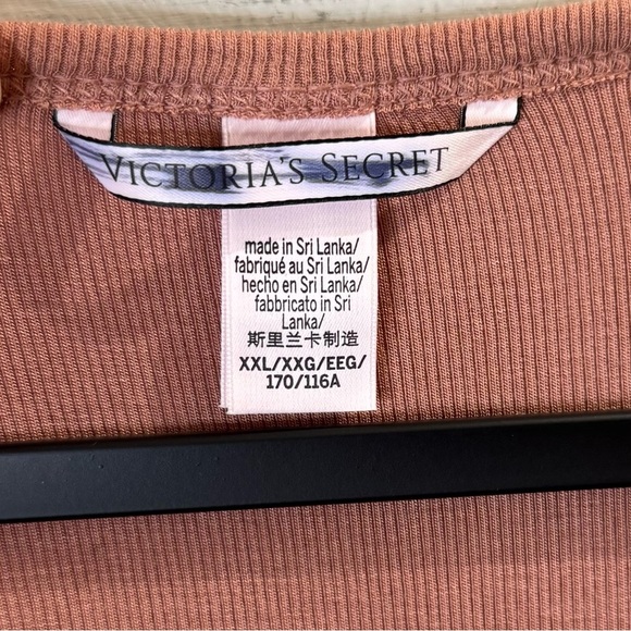 Victoria’s Secret NWOT Women's V-Neck Long Sleeve Rust Top XXL - Picture 4 of 7
